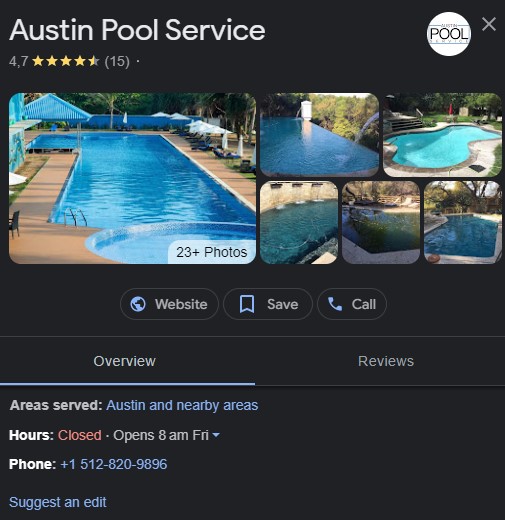 austin pool service