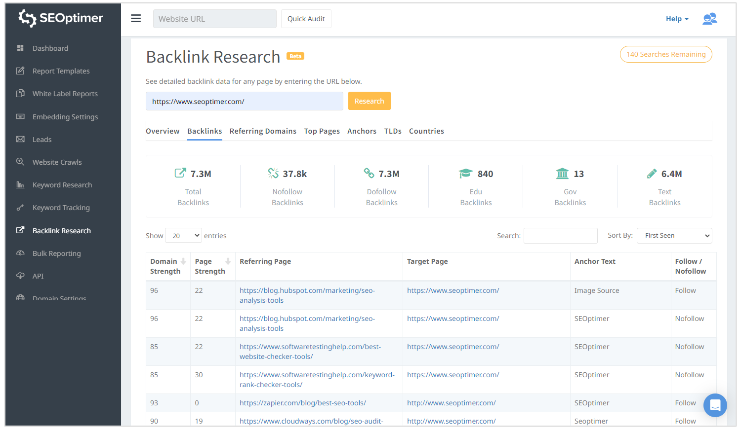 backlink onderzoekstool